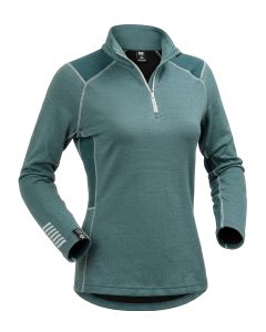 Helly Hansen Women's Lifa Merino Midweight 1/2 Zip - Opal Green
