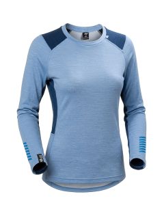 Helly Hansen Women's Lifa Merino Midweight 1/2 Zip - Bright Blue
