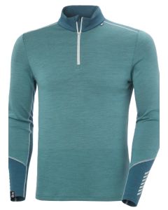 Helly Hansen Men's Lifa Merino Midweight 1/2 Zip - Opal Green