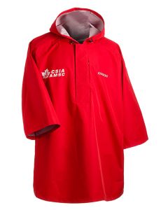 Poncho adulte de l'AMSC par Karbon - O/S - rouge