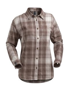 North Face Women's Mountain Falls Flannel L/S - Smokey Brown Routesetter Plaid