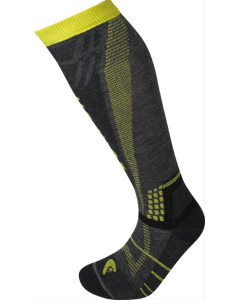 Lorpen - Women's T3 Ski Light Sock - Charcoal/Lime