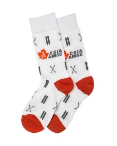 CSIA - Bamboo Dress Sock - White