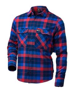 Helly Hansen Men’s Lokka Organic Flannel LS Shirt – Poppy Red Box Stripe Plaid