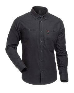 HH Men's Organic Cotton Flannel Shirt - Ebony