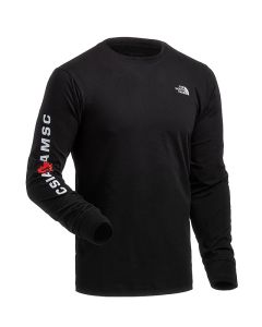 TNF Men's Evolution Simple Dome Long Sleeve T-Shirt (Black)