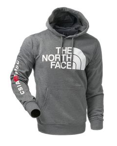 TNF - Men's Half Dome Pullover Hoodie - Grey Heather/TNF White